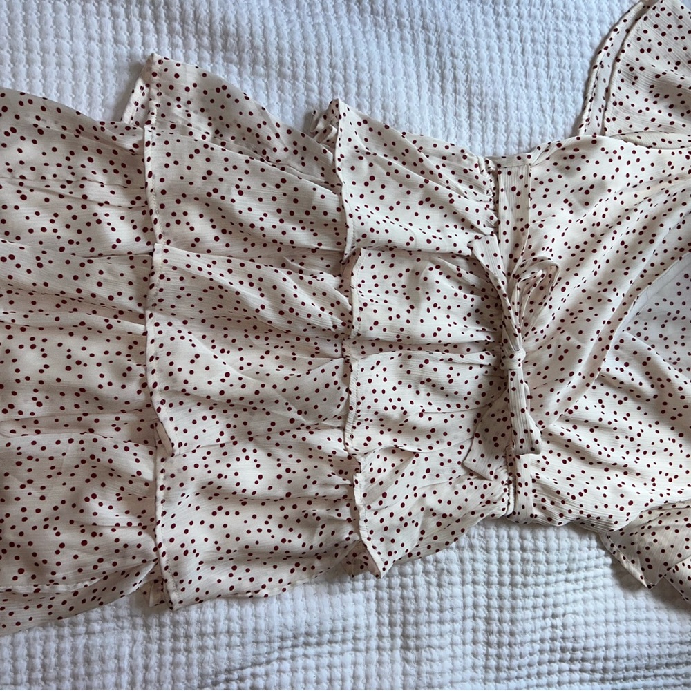 Polka Dot Ruffle Dress
